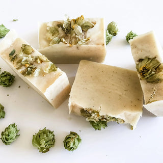 Hops-The-Secret-Super-Ingredient-for-Skin-loving-Soap by Stormy Acres | All-natural soap for sensitive skin