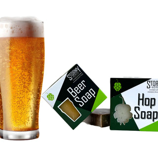 Suds-and-Suds-Cheers-to-Beer-infused-Soap by Stormy Acres | All-natural soap for sensitive skin