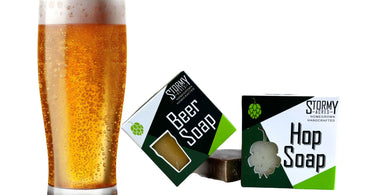 Suds-and-Suds-Cheers-to-Beer-infused-Soap by Stormy Acres | All-natural soap for sensitive skin