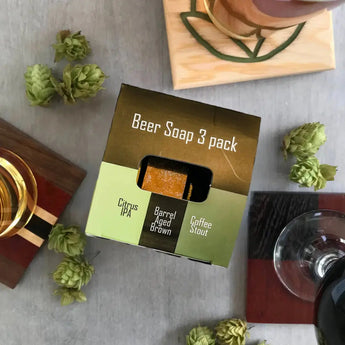 Beer Soap 3 Pack - Stormy Acres | Sustainable skincare ingredients