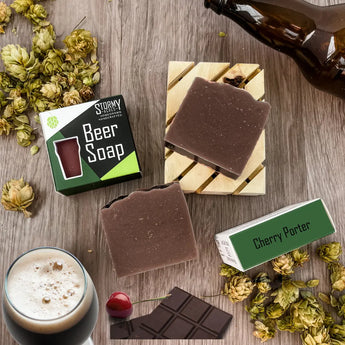Cherry Porter Beer Soap by HOP Shop | All-natural soap for sensitive skin