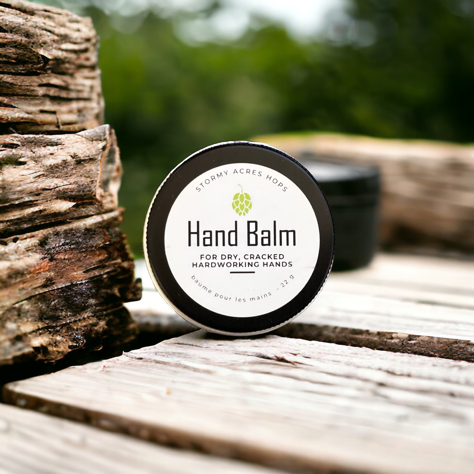 Stormy Acres rejuvenating hand cream, crafted with fresh farm-grown botanicals